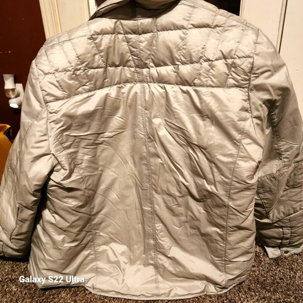 Spyder Silver Insulated Puffer Coat - Picture 2 of 4